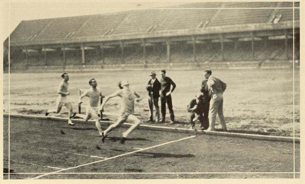 Creighton track runners in the 1920s.