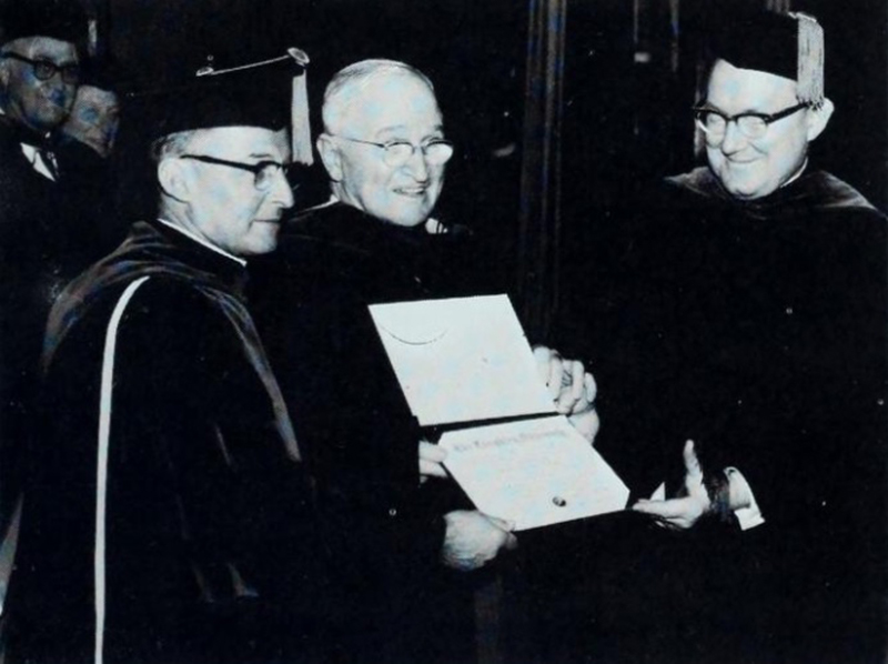 Images of Creighton graduations past, ranging from 1891 to 2021.