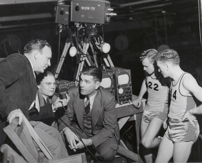 Omaha's first television exhibit was a Creighton vs. Wichita State men's basketball game in 1947.