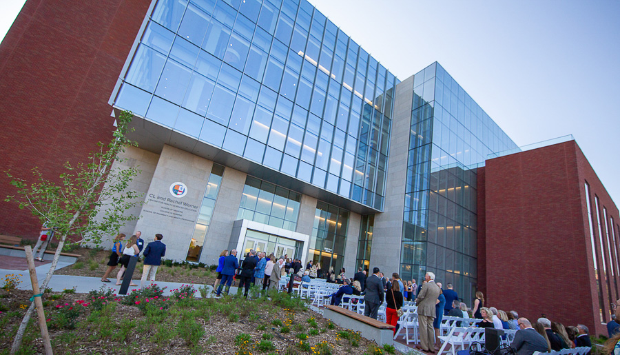 The audience at the CL and Rachel Werner Center dedication event.