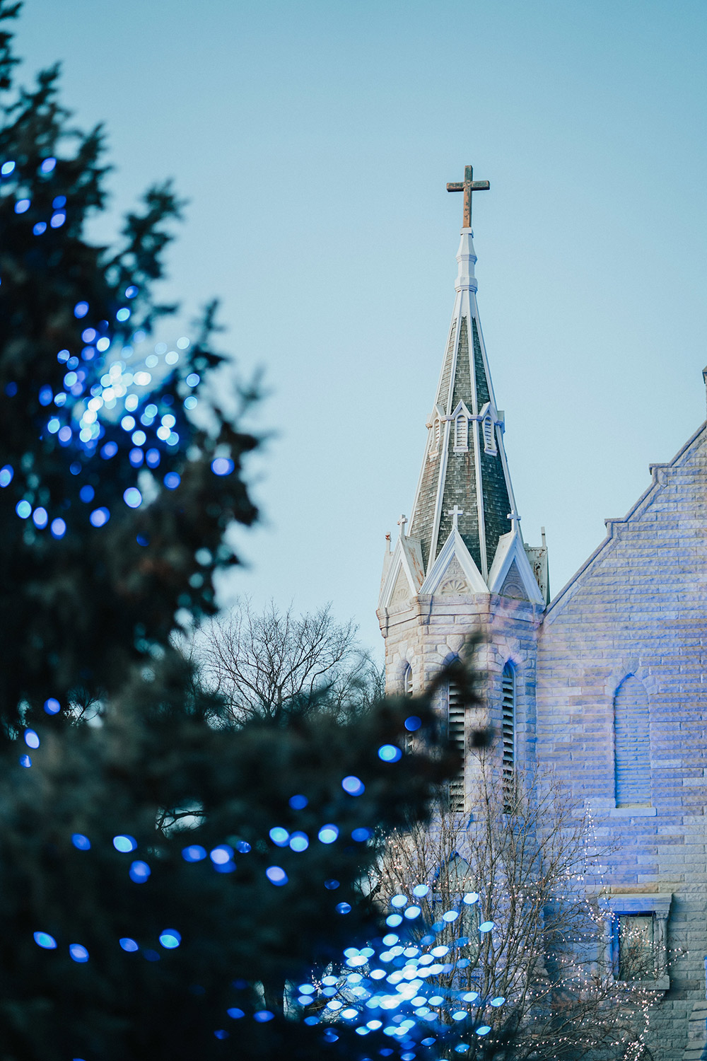 St. John's during Christmas-time.